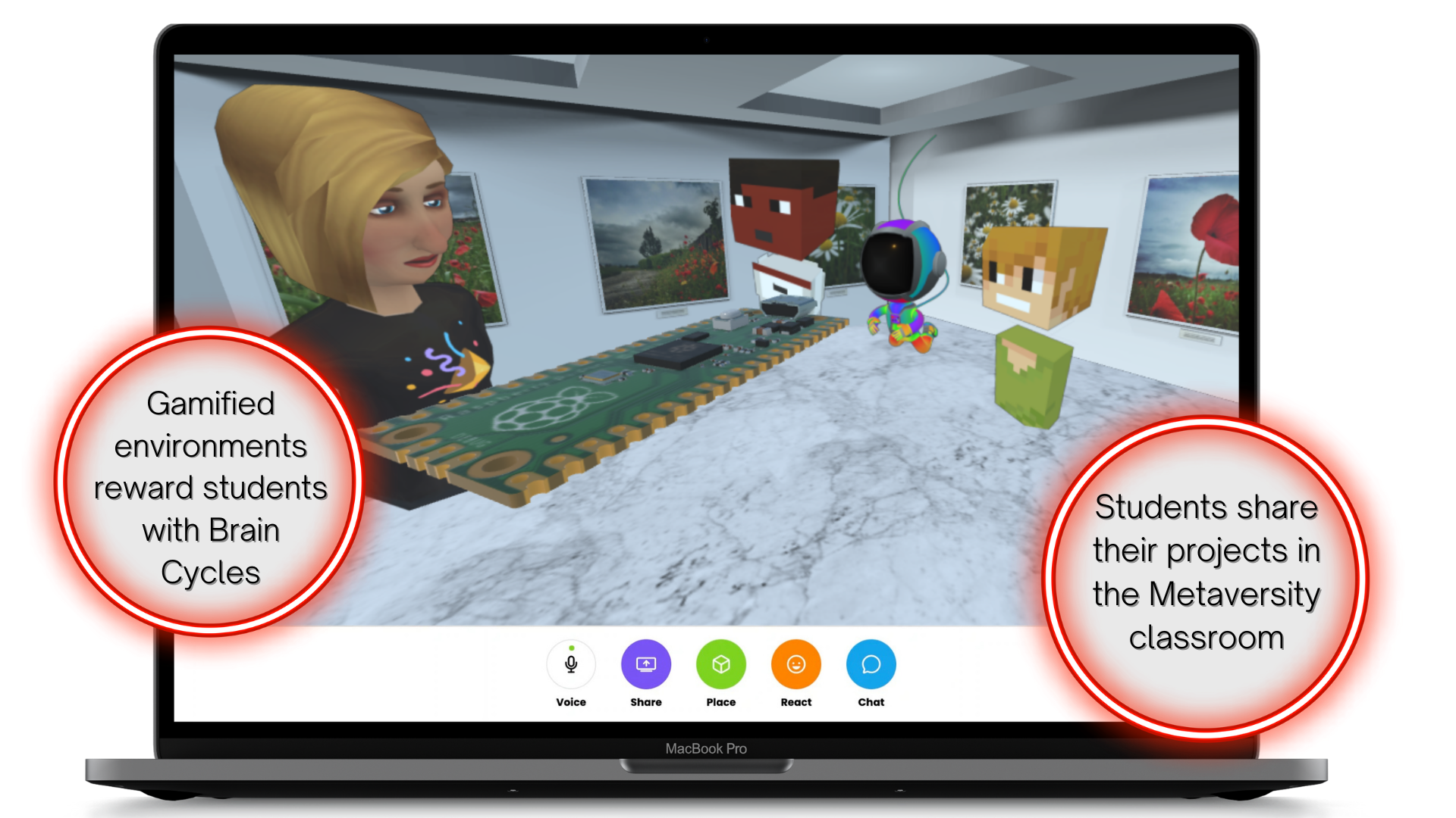BrainSTEM Metaversity (1) virtual reality classroom VR learning experiences field trip